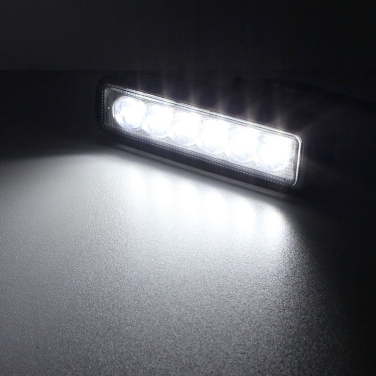 18W 1440LM Epistar 6 LED White Slot Beam Car Work Lamp Bar Light Waterproof IP67, DC 10-30V - Work Lights by PMC TechLife | Online Shopping South Africa | PMC TechLife | Buy Now Pay Later Mobicred