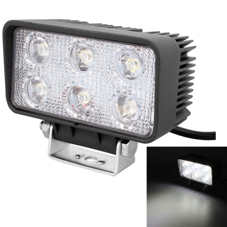 LML-1518 18W 1260-1350LM Epistar 6 LED White 30 Degree Spot Beam Car LED Light Waterproof IP67, DC 10-30V - Work Lights by PMC TechLife | Online Shopping South Africa | PMC TechLife | Buy Now Pay Later Mobicred