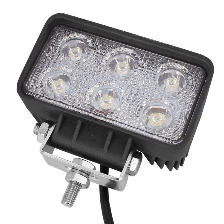 LML-1518 18W 1260-1350LM Epistar 6 LED White 30 Degree Spot Beam Car LED Light Waterproof IP67, DC 10-30V - Work Lights by PMC TechLife | Online Shopping South Africa | PMC TechLife | Buy Now Pay Later Mobicred