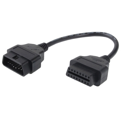 16 Pin Female to 16 Pin Male OBDII Diagnostic Cable - Cables & Connectors by PMC TechLife | Online Shopping South Africa | PMC TechLife | Buy Now Pay Later Mobicred