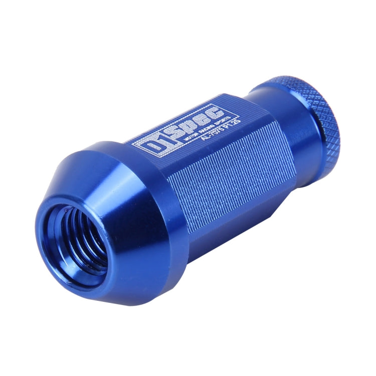 D1 Spec P1.5 M12x1.25 Racing Wheel Nut, Length: 50mm(Blue) - Nuts & Bolts by PMC TechLife | Online Shopping South Africa | PMC TechLife | Buy Now Pay Later Mobicred