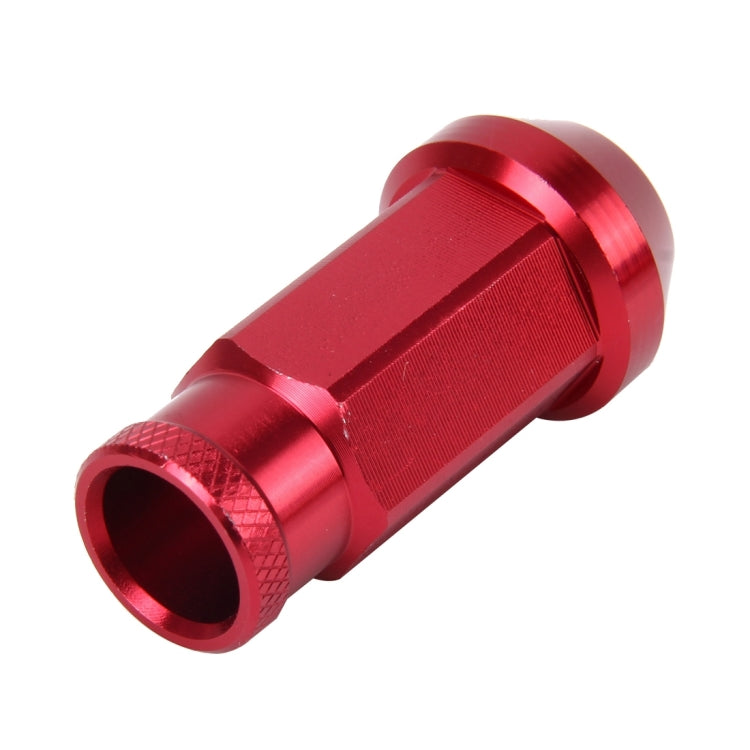 D1 Spec P1.5 M12x1.25 Racing Wheel Nut, Length: 50mm(Red) - Nuts & Bolts by PMC TechLife | Online Shopping South Africa | PMC TechLife | Buy Now Pay Later Mobicred