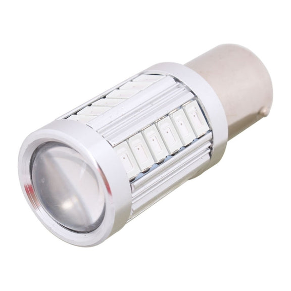 2PCS 1156/BA15S 16.5W 1155LM 630-660nm 33 LED SMD 5630 Red Light Car Brake Light Lamp Bulb for Vehicles , DC12V(Red Light)
