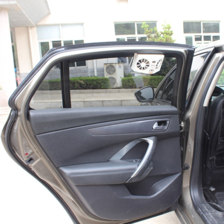 2W Solar Powered Car Auto Air Vent Cool Fan Cooler Ventilation System Radiator, with Temperature Display - Heating & Fans by PMC TechLife | Online Shopping South Africa | PMC TechLife | Buy Now Pay Later Mobicred