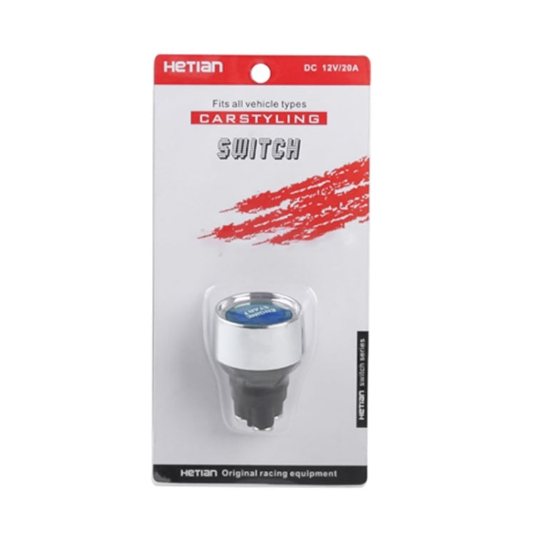 Blue Light Push Start Ignition Switch for Racing Sport (DC 12V) - Car Switches by PMC TechLife | Online Shopping South Africa | PMC TechLife | Buy Now Pay Later Mobicred