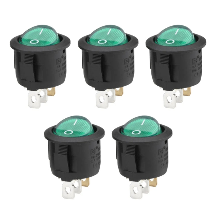 DIY Rocker Switch for Racing Sport (5pcs in one packing, the price is for 5pcs)(Green) - Car Switches by PMC TechLife | Online Shopping South Africa | PMC TechLife | Buy Now Pay Later Mobicred
