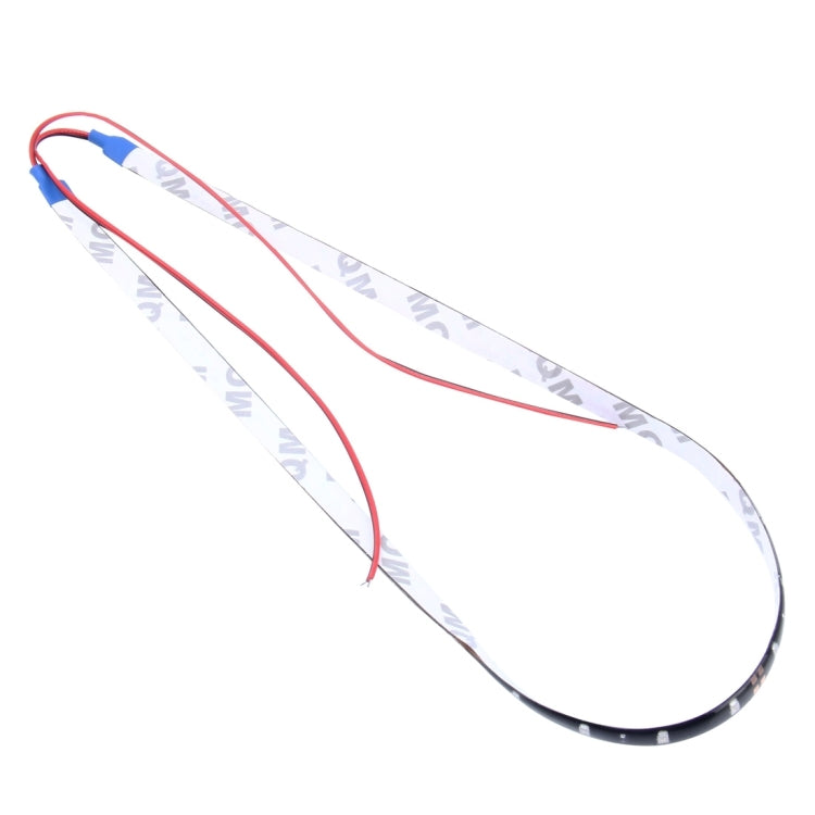 10 PCS 60cm 30 LED Water-resistant Flexible Car Strip Light, DC 12V(Orange Light)