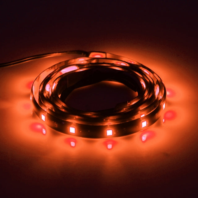 5PCS 90cm 45 LED Water-resistant Flexible Car Strip Light, DC 12V(Orange Light)