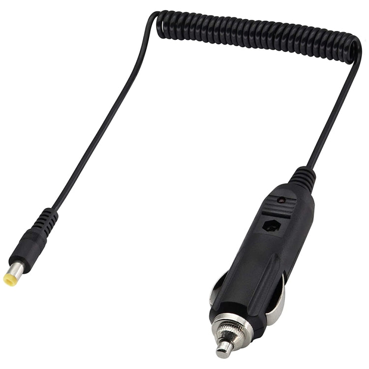 2A Car 4.0 x 1.7mm Power Supply Adapter Plug Coiled Cable Car Charger, Length: 40-140cm - Universal Power Adapter by PMC TechLife | Online Shopping South Africa | PMC TechLife | Buy Now Pay Later Mobicred