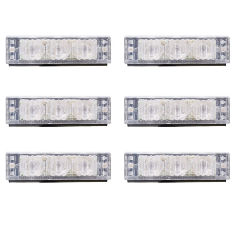 6W 450LM 6 x 3-LED Yellow Light 577nm Car Strobe Flash Warning Light Signal Lamp, DC 12V - Warning Lights by PMC TechLife | Online Shopping South Africa | PMC TechLife | Buy Now Pay Later Mobicred