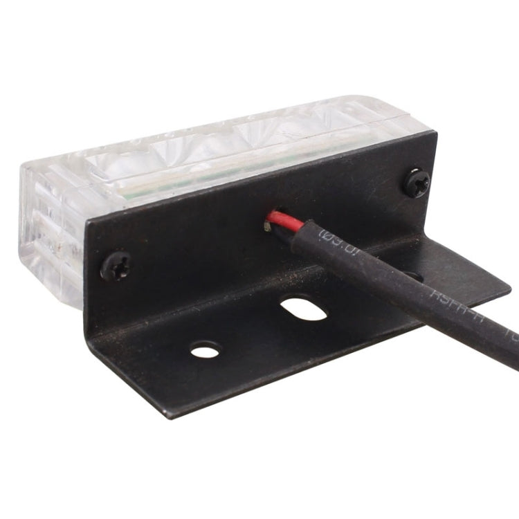 6W 450LM 6 x 3-LED Yellow Light 577nm Car Strobe Flash Warning Light Signal Lamp, DC 12V - Warning Lights by PMC TechLife | Online Shopping South Africa | PMC TechLife | Buy Now Pay Later Mobicred