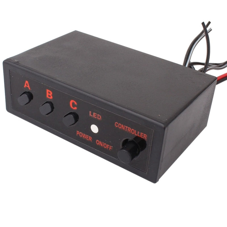 6W 450LM 6 x 3-LED Yellow Light 577nm Car Strobe Flash Warning Light Signal Lamp, DC 12V - Warning Lights by PMC TechLife | Online Shopping South Africa | PMC TechLife | Buy Now Pay Later Mobicred