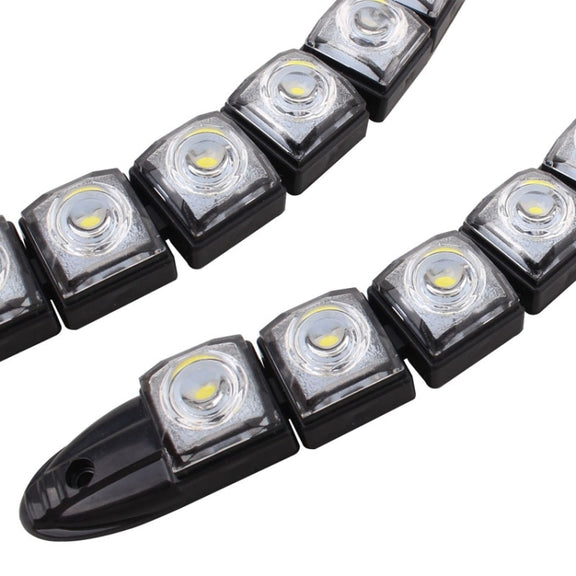 MZ 3W 2 PCS 160LM 6 LED SMD 5050 Flexible Snake LED Car Daytime Running Lights, DC 12V