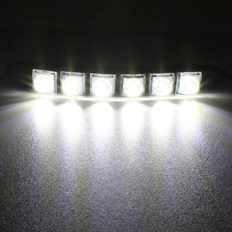 MZ 3W 2 PCS 160LM 6 LED SMD 5050 Flexible Snake LED Car Daytime Running Lights, DC 12V