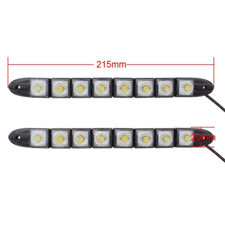 2 PCS  4W 8 LED SMD 5050 Flexible Snake LED Car Daytime Running Lights, DC 12V - Running Lights by PMC TechLife | Online Shopping South Africa | PMC TechLife | Buy Now Pay Later Mobicred