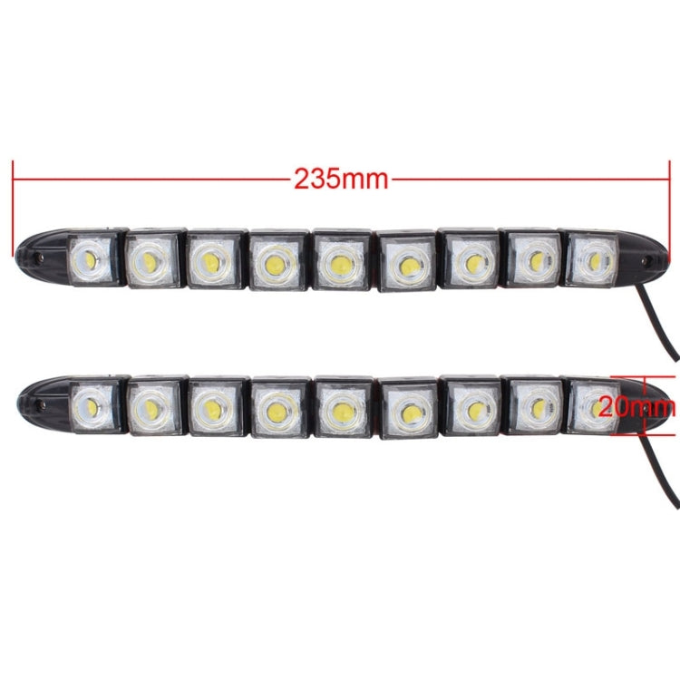 2 PCS  4.5W 9 LED SMD 5050 Flexible Snake LED Car Daytime Running Lights, DC 12V - Running Lights by PMC TechLife | Online Shopping South Africa | PMC TechLife | Buy Now Pay Later Mobicred