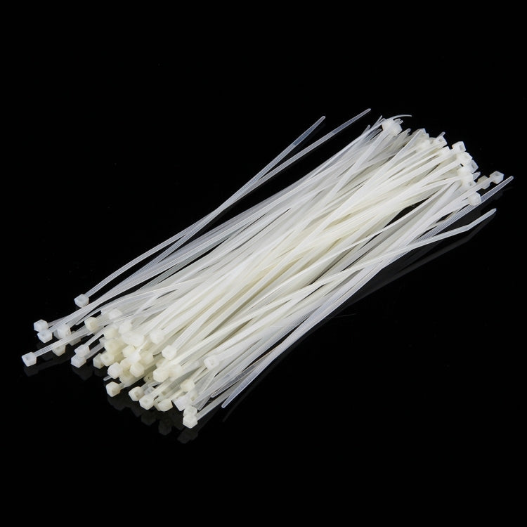 500 PCS 3 x 150mm Self-Locking Nylon Cable Wire Zip Ties(White) - Booster Cable & Clip by PMC TechLife | Online Shopping South Africa | PMC TechLife | Buy Now Pay Later Mobicred