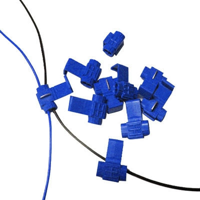 100pcs Cable Clip, Adapt to Line Diameter: 0.8-2.0mm(Blue) - Cable Ties & Organizers by PMC Jewellery | Online Shopping South Africa | PMC Jewellery | Buy Now Pay Later Mobicred