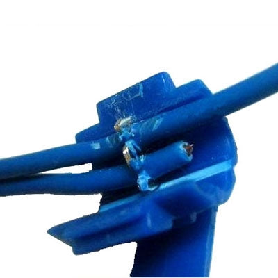 100pcs Cable Clip, Adapt to Line Diameter: 0.8-2.0mm(Blue) - Cable Ties & Organizers by PMC Jewellery | Online Shopping South Africa | PMC Jewellery | Buy Now Pay Later Mobicred