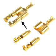 100pcs DIY Crimp Terminal Female to 2 x Male Spade Connector, Cable size: 1-2.5mm2 (100pcs in one packaging, the price is for 100pcs)