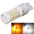 T20/7443 8W 420LM White + Yellow Light 42 LED 2835 SMD Car Brake Light Steering Light Bulb, DC 12V - Brake Lights by PMC TechLife | Online Shopping South Africa | PMC TechLife | Buy Now Pay Later Mobicred