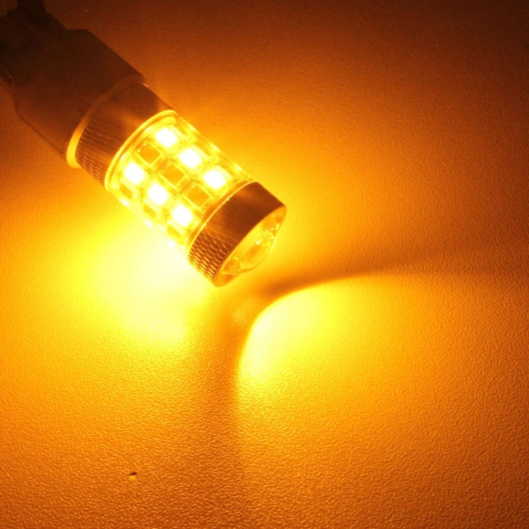 T20/7443 8W 420LM White + Yellow Light 42 LED 2835 SMD Car Brake Light Steering Light Bulb, DC 12V - Brake Lights by PMC TechLife | Online Shopping South Africa | PMC TechLife | Buy Now Pay Later Mobicred