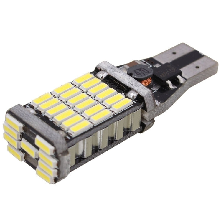 2 PCS T15 W16W 9W 450LM White Light 45 LED 4014 SMD Car Brake Light Reverse Lamp Parking Light Bulb, DC 12V - Brake Lights by PMC TechLife | Online Shopping South Africa | PMC TechLife | Buy Now Pay Later Mobicred