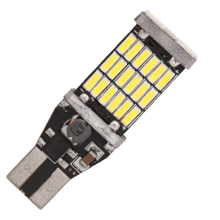 2 PCS T15 W16W 9W 450LM White Light 45 LED 4014 SMD Car Brake Light Reverse Lamp Parking Light Bulb, DC 12V - Brake Lights by PMC TechLife | Online Shopping South Africa | PMC TechLife | Buy Now Pay Later Mobicred