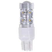 2 PCS 7443 650 Lumen 50W 10-3535-LEDs 6500K White Light Brake Light, DC 12-24V