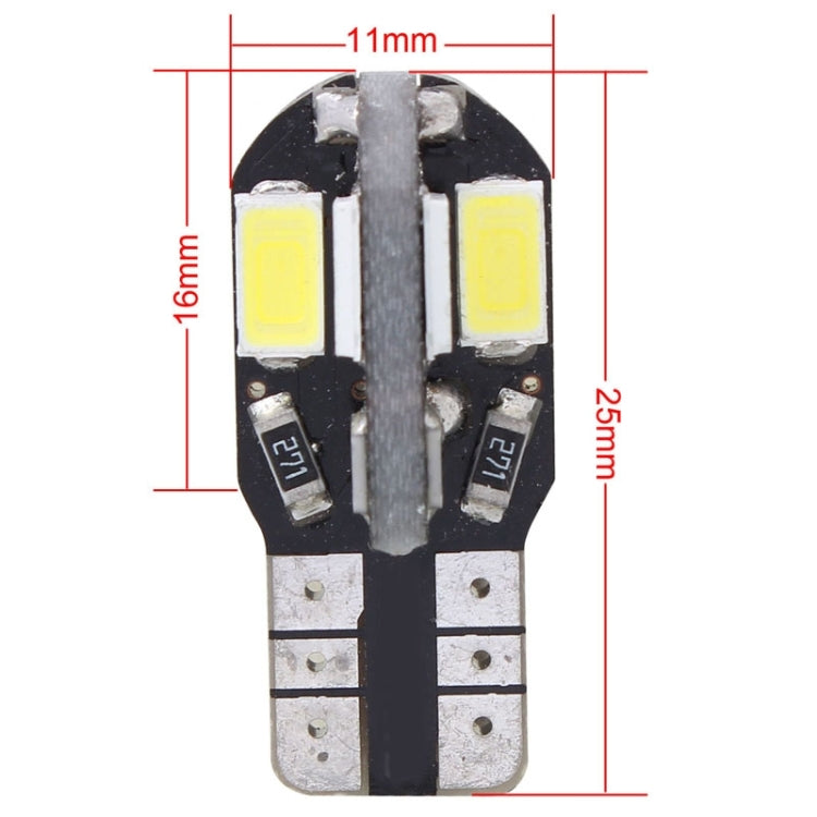 10 PCS T10 4W 280LM White Light 8 LED SMD 5630 Canbus Decode Car Clearance Lights Lamp, DC 12V - Clearance Lights by PMC TechLife | Online Shopping South Africa | PMC TechLife | Buy Now Pay Later Mobicred
