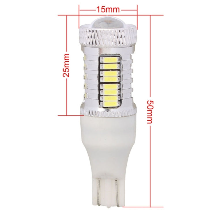 MZ T15 11W + 5W 520LM White Light + 32 LED 4014 SMD Car Brake Light Fog Lights Bulb, DC 12V