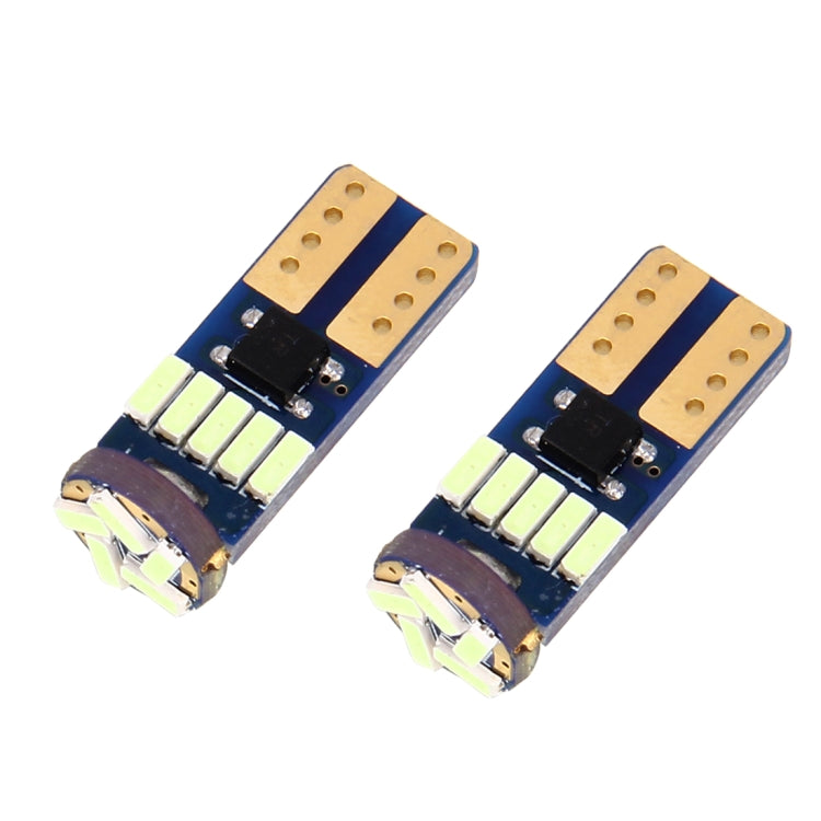 2PCS T10 3W 450LM ICE Blue Light 15 LED 4014 SMD LED Decode Error-Free Canbus Car Clearance Lamp,DC12V(Ice Blue Light) - Clearance Lights by PMC TechLife | Online Shopping South Africa | PMC TechLife | Buy Now Pay Later Mobicred