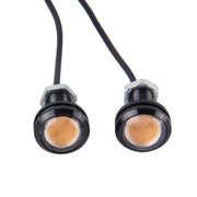 2 PCS 3W  Water-resistant Eagle Eye light LED Light for Vehicles, Cable Length: 60cm(Pink Light)