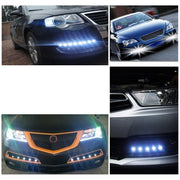 2 PCS 3W  Water-resistant Eagle Eye light LED Light for Vehicles, Cable Length: 60cm(Pink Light)