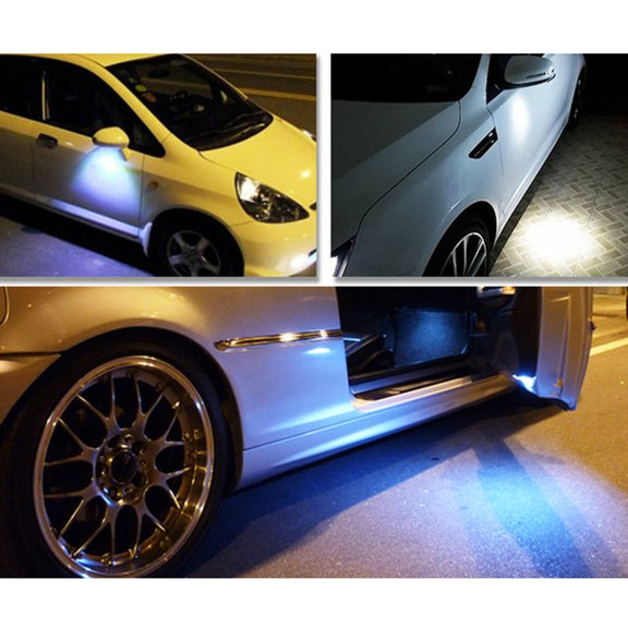 2 PCS 3W  Water-resistant Eagle Eye light LED Light for Vehicles, Cable Length: 60cm(Pink Light)