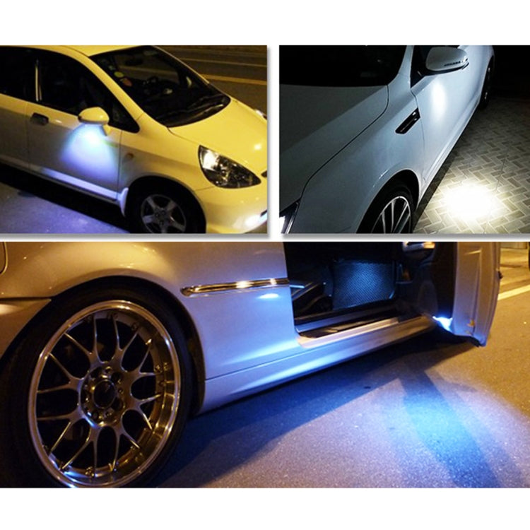 2 PCS 3W  Water-resistant Eagle Eye light LED Light for Vehicles, Cable Length: 60cm(Pink Light)