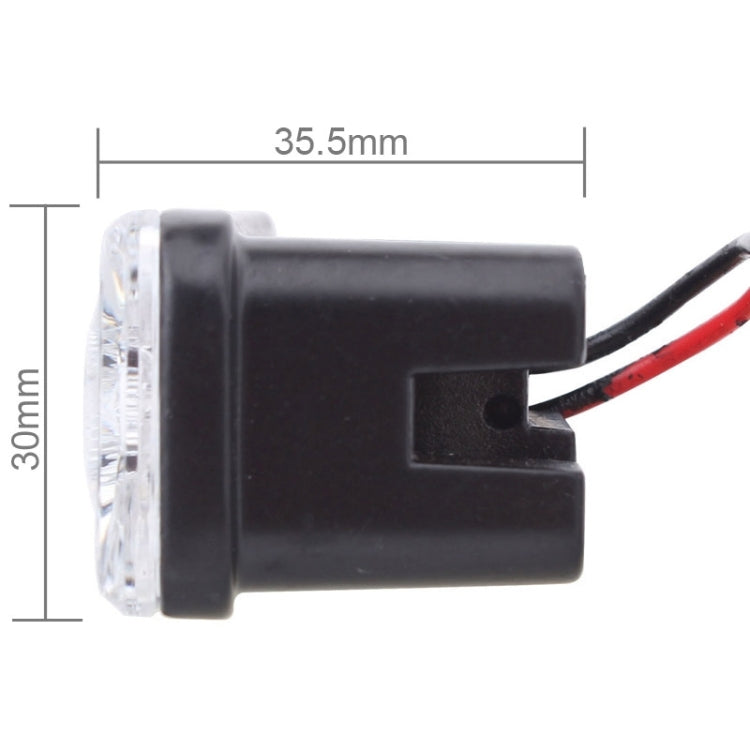2 PCS MZ 9W 540LM 6500K 3-LED White Light Wired Car Daytime Running Light Fog Lamp, DC12-24V,Light Wire: 15cm - Fog / Driving Lights by PMC TechLife | Online Shopping South Africa | PMC TechLife | Buy Now Pay Later Mobicred