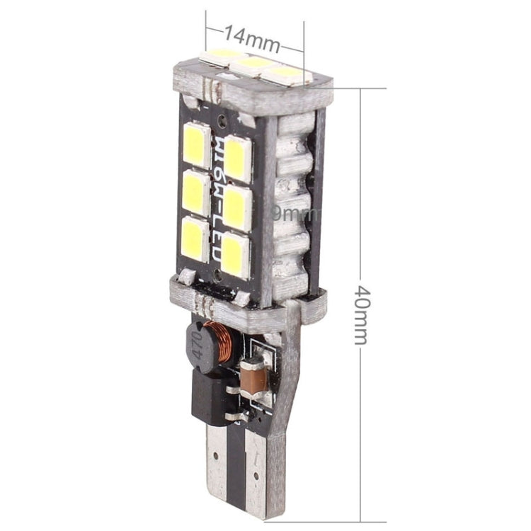 2 PCS T15 3W White LED 300LM SMD 2835 Car Rear Fog Lamp / Backup Light for Vehicles, DC 12V - Fog / Driving Lights by PMC TechLife | Online Shopping South Africa | PMC TechLife | Buy Now Pay Later Mobicred