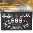 E300 5.5 inch Car OBDII / EUOBD HUD Vehicle-mounted Head Up Display Security System, Support Speed & Fuel Consumption, Overspeed Alarm,  Fuel Consumption, Water Temperature, etc.(Black) - Head Up Display System by PMC TechLife | Online Shopping South Africa | PMC TechLife | Buy Now Pay Later Mobicred