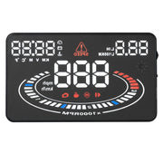 E300 5.5 inch Car OBDII / EUOBD HUD Vehicle-mounted Head Up Display Security System, Support Speed & Fuel Consumption, Overspeed Alarm,  Fuel Consumption, Water Temperature, etc.(Black)