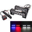 2 PCS  6 inch 6 LED 2 x 18W Car Flash Warning Light Red + Blue Change White Waterproof Emergency Light, DC 12V - Warning Lights by PMC TechLife | Online Shopping South Africa | PMC TechLife | Buy Now Pay Later Mobicred