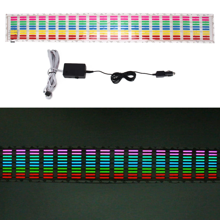 5 Colors Car Music Rhythm Lamp Car Sticker Equalizer with Car Charger, Size: 70cm x 16cm - Decorative Lights by PMC TechLife | Online Shopping South Africa | PMC TechLife