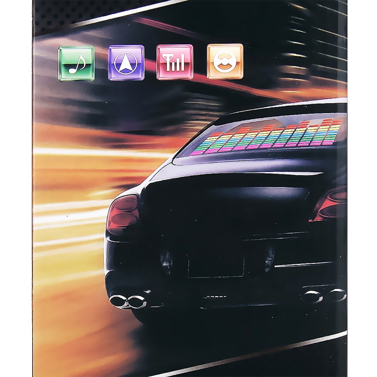 5 Colors Car Music Rhythm Lamp Car Sticker Equalizer with Car Charger, Size: 70cm x 16cm - Decorative Lights by PMC TechLife | Online Shopping South Africa | PMC TechLife