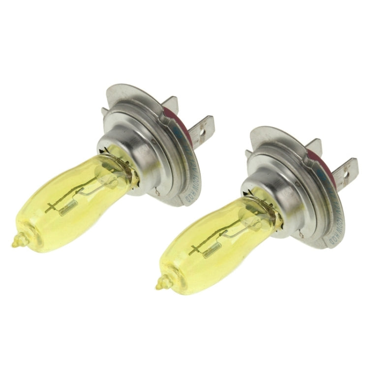 2 X H7 HOD Halogen Bulbs 12V 100W 2400 LM 3500K Yellow Light Headlights - Halogen Lights by PMC TechLife | Online Shopping South Africa | PMC TechLife