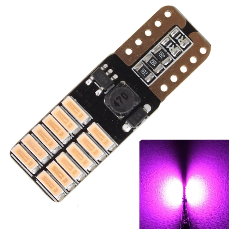 2 PCS T10 4.8W 720LM Pink Light 24 SMD 4014 LED Error-Free Canbus Car Clearance Lights Lamp, DC 12V - Clearance Lights by PMC TechLife | Online Shopping South Africa | PMC TechLife | Buy Now Pay Later Mobicred