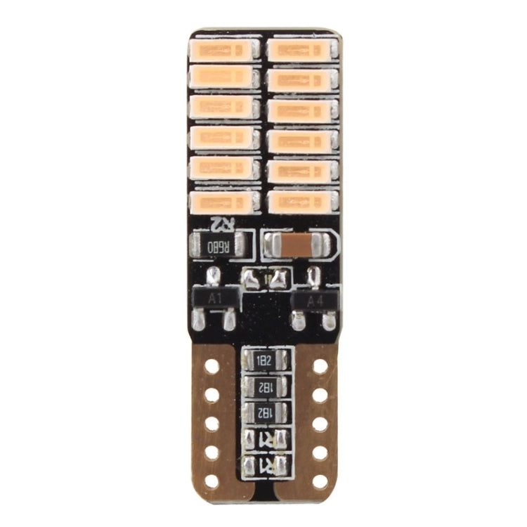 2 PCS T10 4.8W 720LM Pink Light 24 SMD 4014 LED Error-Free Canbus Car Clearance Lights Lamp, DC 12V - Clearance Lights by PMC TechLife | Online Shopping South Africa | PMC TechLife | Buy Now Pay Later Mobicred