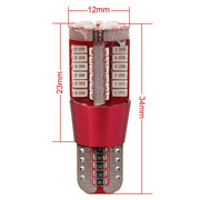 2 PCS T10 5W 285LM Blue Light 57 SMD 4014 LED Error-Free Canbus Car Clearance Lights Lamp, DC 12V