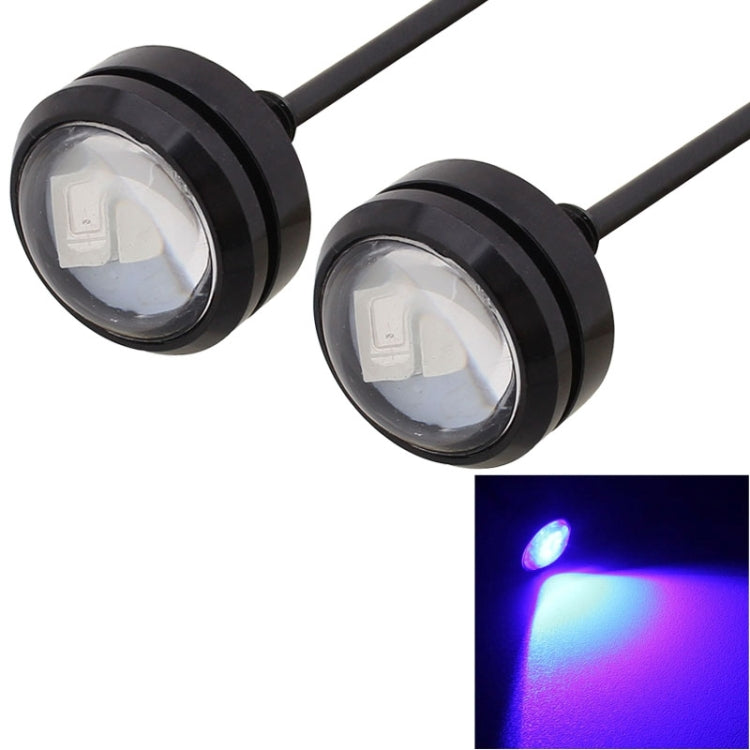 2 PCS 22.5mm 1.5W 150LM Blue Light 3 LED SMD 5630 Spotlight Eagle Eye Light Daytime Running Light for Vehicles - Eagle Eye Lamps by PMC TechLife | Online Shopping South Africa | PMC TechLife | Buy Now Pay Later Mobicred