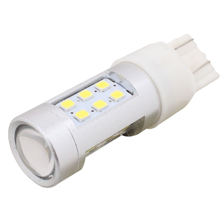 2 PCS T20 4.2W 630LM White Light Dual Wires 21 LED 2835 SMD Car Brake Light Daytime Running Light Bulb,  DC 12V - Brake Lights by PMC TechLife | Online Shopping South Africa | PMC TechLife | Buy Now Pay Later Mobicred