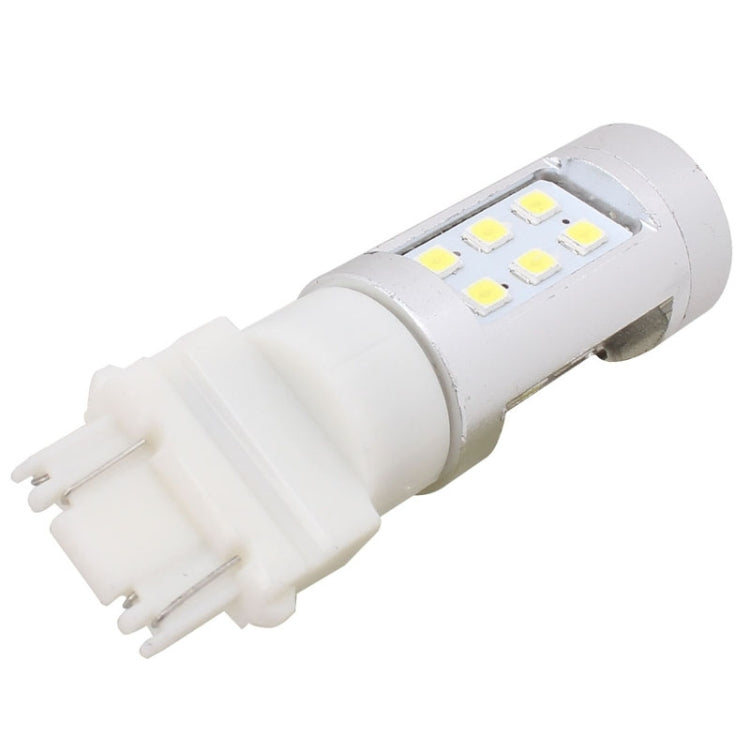 2 PCS T25 4.2W 630LM White Light Dual Wires 21 LED 2835 SMD Car Brake Light Daytime Running Light Bulb,  DC 12V - Brake Lights by PMC TechLife | Online Shopping South Africa | PMC TechLife | Buy Now Pay Later Mobicred